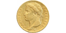 20 Francs Napoléon Ier "Cent Jours" Tête Laurée