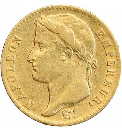 20 Francs Napoléon Ier "Cent Jours" Tête Laurée