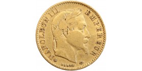 10 Francs Napoléon III Tête Laurée