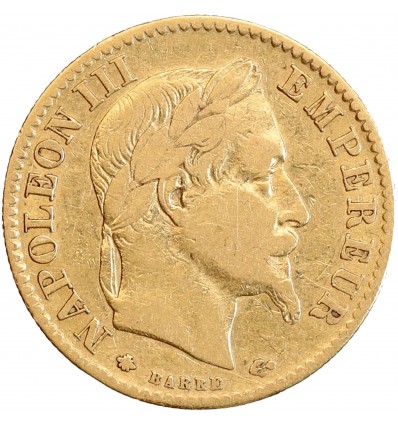 10 Francs Napoléon III Tête Laurée