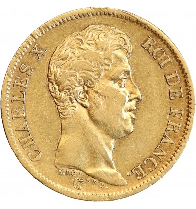 40 Francs Charles X 1er Type