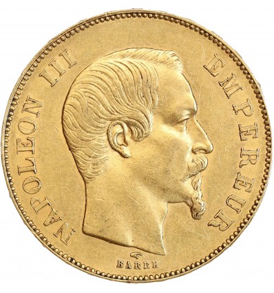 50 Francs Napoléon III Tête Nue
