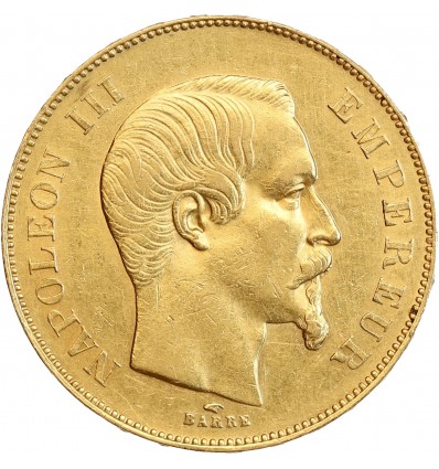 50 Francs Napoléon III Tête Nue