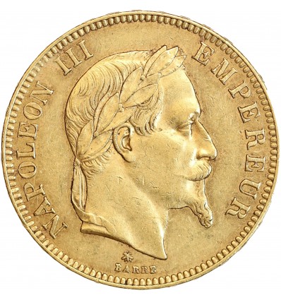 100 Francs Napoléon III Tête Laurée