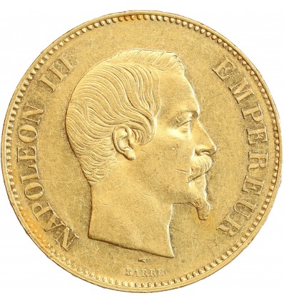 100 Francs Napoléon III Tête Nue