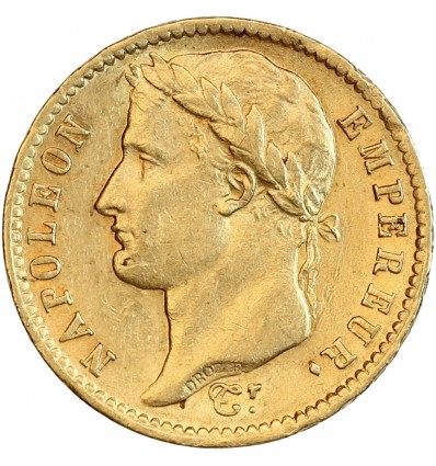20 Francs Napoléon Ier Tête Laurée - Revers Empire