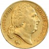 20 Francs Louis XVIII Buste Nu