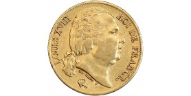 20 Francs Louis XVIII Buste Nu