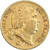 20 Francs Louis XVIII Buste Nu