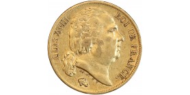 20 Francs Louis XVIII Buste Nu