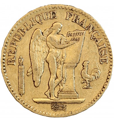 20 Francs Génie Deuxième République