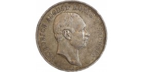 Avers : tête nue à droite de Frédéric Auguste de Saxe