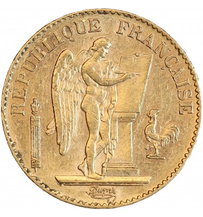 20 Francs Génie Troisième République