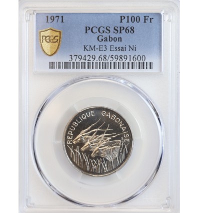 Essai de 100 Francs - Gabon