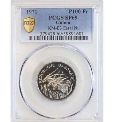 Essai de 100 Francs - Gabon