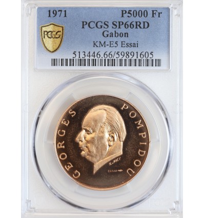 Essai de 5000 Francs - Gabon