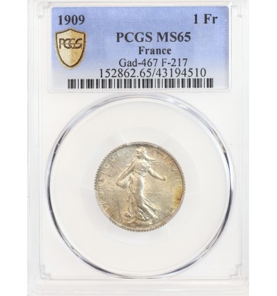 1 Franc Semeuse 1909