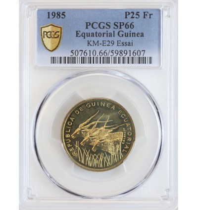 Essai de 25 Francs - Guinée Equatoriale