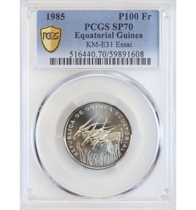 Essai de 100 Francs - Guinée Equatoriale