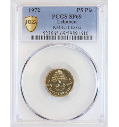 Essai de 5 Piastres - Liban