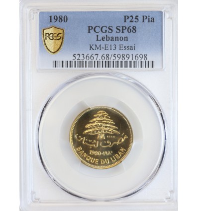 Essai de 25 Piastres - Liban