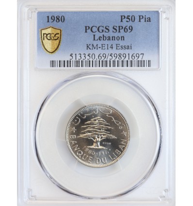 Essai de 50 Piastres - Liban