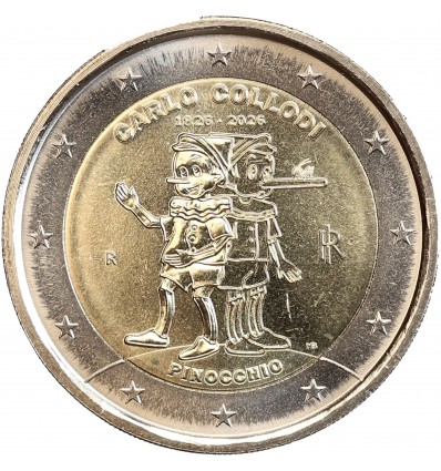 2 Euros Italie 2026 - Pinocchio