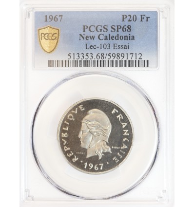 Essai de 20 Francs - Nouvelle Calédonie