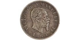 Avers : tête nue à droite de Victor Emmanuel II