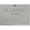 10 Francs en Argent Coffret B.U - Schuman