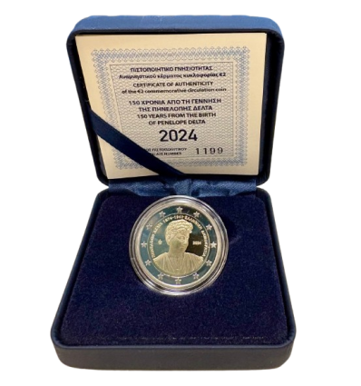 2 Euros Grèce 2024 - Penelope Delta