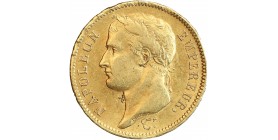40 Francs Napoléon Ier Tête Laurée Revers Empire