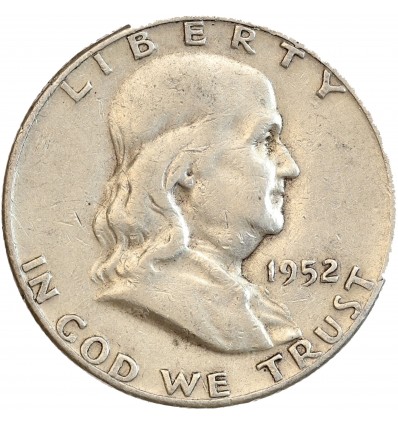 Avers : buste à droite de Benjamin Franklin