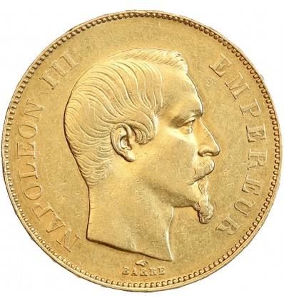 50 Francs Napoléon III Tête Nue