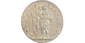 5 Francs Gaule Subalpine Italie Argent - Piémont