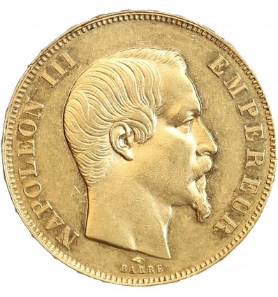 50 Francs Napoléon III Tête Nue