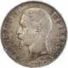Avers : tête nue de Napoléon III à gauche