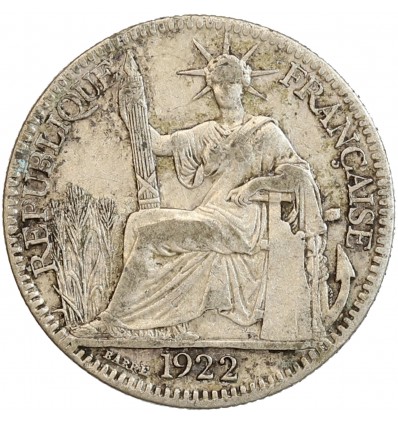 Avers : La Liberté assise
