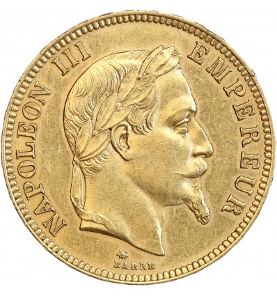 100 Francs Napoléon III - Tête Laurée