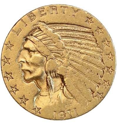 5 Dollars Indien - Etats-Unis