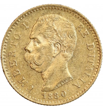 20 Lires Umberto Ier - Italie Réunifié