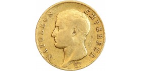 Avers : tête nue de Napoléon Empereur à gauche
