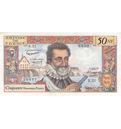 Avers : Henri IV au centre - vue du Pont-Neuf en arrière-plan