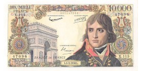 Avers : portrait de Napoléon Bonaparte à droite et l'Arc de Triomphe à gauche