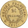Revers : 20/FRANCS sur deux lignes, dans une couronne composée de deux branches de laurier