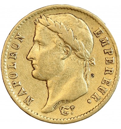 Avers : tête laurée de Napoléon Ier à gauche