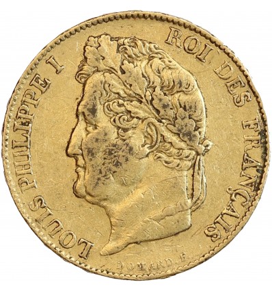Avers : tête à gauche de Louis-Philippe Ier, coiffée d'une couronne de chêne