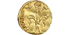 Avers : fleur de lys au type florentin