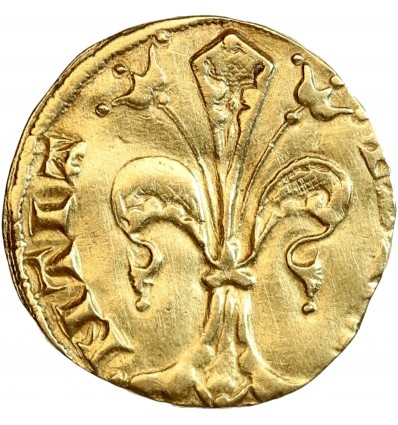 Avers : fleur de lys au type florentin