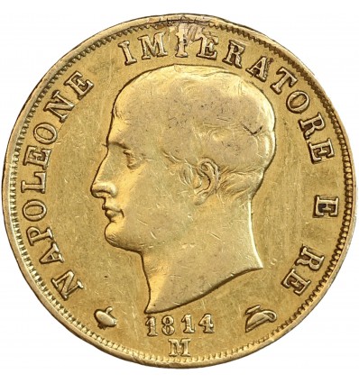 Avers : tête nue de Napoléon Ier à gauche